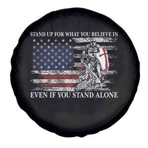 Catholic Knight Templar Spare Tire Cover American Flag Crusader Cross TS10 Print Your Wear
