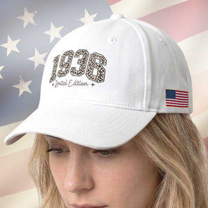 1936 Retro Birthday Baseball Cap 90 Year Old Leopard 90th Birthday Gifts For Women TS10 Print Your Wear
