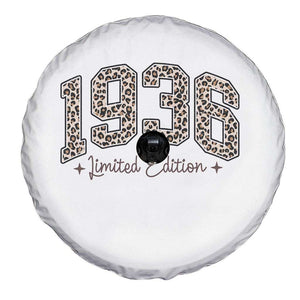 1936 Retro Birthday Spare Tire Cover 90 Year Old Leopard 90th Birthday Gifts For Women TS10 Print Your Wear
