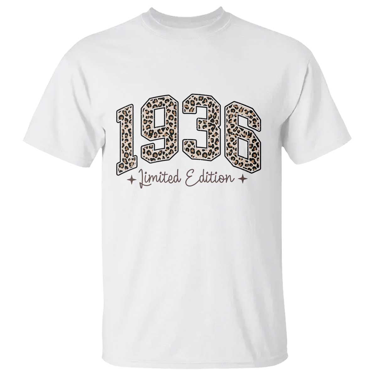 1936 Retro Birthday T Shirt 90 Year Old Leopard 90th Birthday Gifts For Women TS10 White Print Your Wear