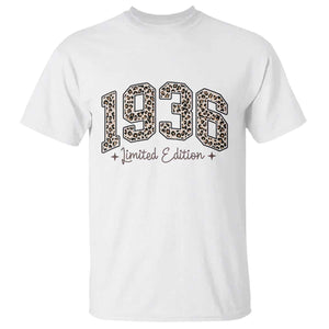 1936 Retro Birthday T Shirt 90 Year Old Leopard 90th Birthday Gifts For Women TS10 White Print Your Wear