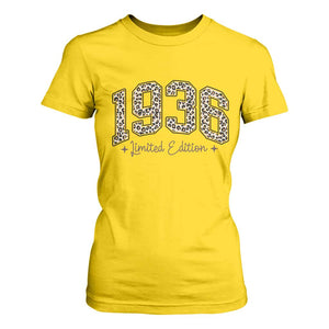 1936 Retro Birthday T Shirt For Women 90 Year Old Leopard 90th Birthday Gifts For Women TS10 Daisy Print Your Wear