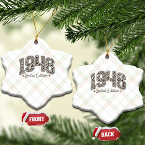 1946 Retro Birthday Ceramic Ornament 80 Year Old Leopard 80th Birthday Gifts For Women TS10 Print Your Wear
