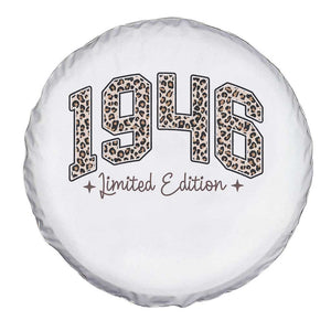 1946 Retro Birthday Spare Tire Cover 80 Year Old Leopard 80th Birthday Gifts For Women TS10 Print Your Wear