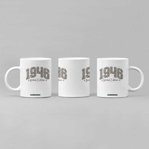 1946 Retro Birthday Coffee Mug 80 Year Old Leopard 80th Birthday Gifts For Women TS10 Print Your Wear