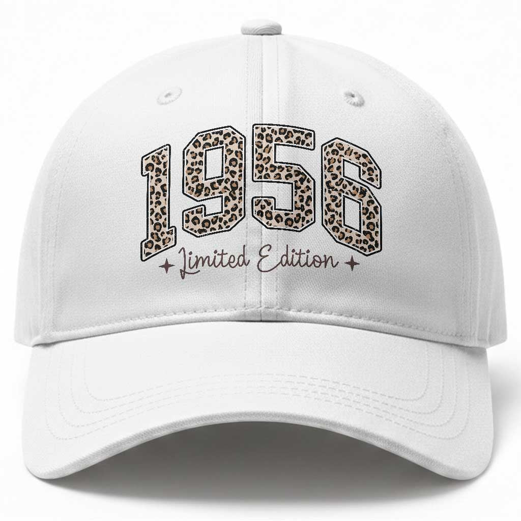 1956 Retro Birthday Baseball Cap 70 Year Old Leopard 70th Birthday Gifts For Women TS10 Print Your Wear