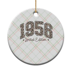 1956 Retro Birthday Ceramic Ornament 70 Year Old Leopard 70th Birthday Gifts For Women TS10 1pc Christmas Plaid Print Your Wear