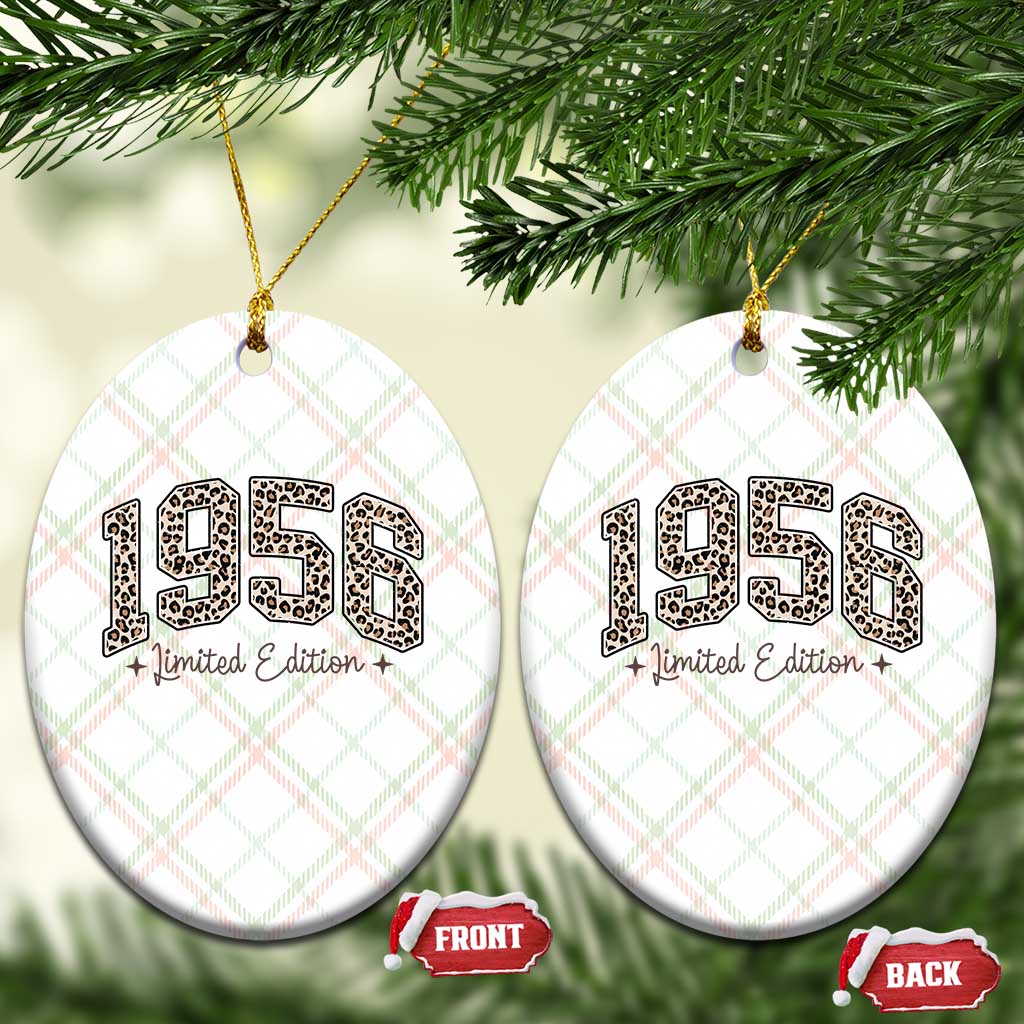 1956 Retro Birthday Ceramic Ornament 70 Year Old Leopard 70th Birthday Gifts For Women TS10 Print Your Wear