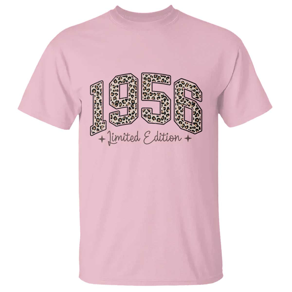 1956 Retro Birthday T Shirt 70 Year Old Leopard 70th Birthday Gifts For Women TS10 Light Pink Print Your Wear