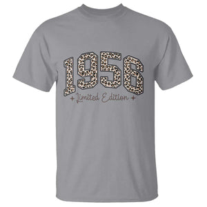 1956 Retro Birthday T Shirt 70 Year Old Leopard 70th Birthday Gifts For Women TS10 Sport Gray Print Your Wear