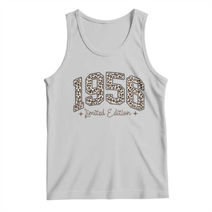 1956 Retro Birthday Tank Top 70 Year Old Leopard 70th Birthday Gifts For Women TS10 Ash Print Your Wear