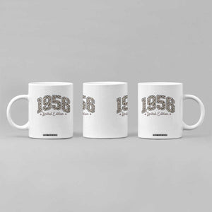 1956 Retro Birthday Coffee Mug 70 Year Old Leopard 70th Birthday Gifts For Women TS10 Print Your Wear
