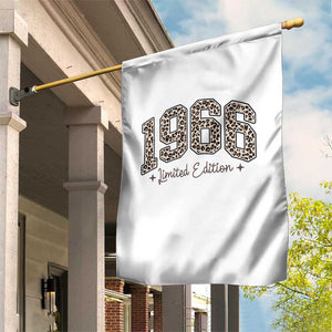 1966 Retro Birthday Garden Flag 60 Year Old Leopard 60th Birthday Gifts For Women TS10 Print Your Wear