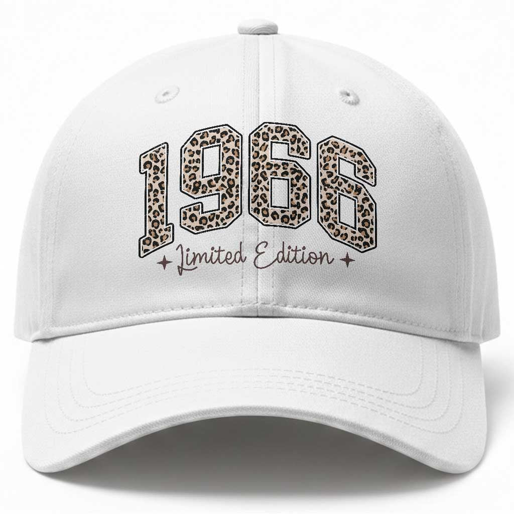 1966 Retro Birthday Baseball Cap 60 Year Old Leopard 60th Birthday Gifts For Women TS10 Print Your Wear