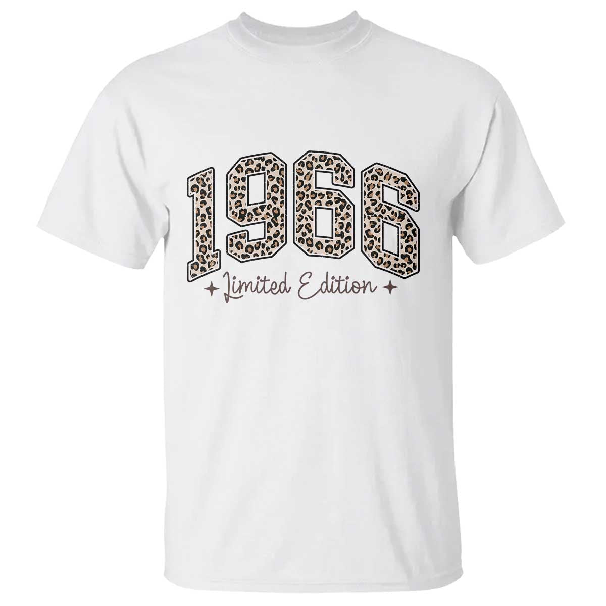 1966 Retro Birthday T Shirt 60 Year Old Leopard 60th Birthday Gifts For Women TS10 White Print Your Wear