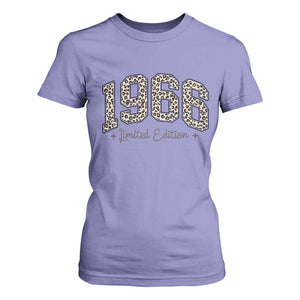 1966 Retro Birthday T Shirt For Women 60 Year Old Leopard 60th Birthday Gifts For Women TS10 Violet Print Your Wear
