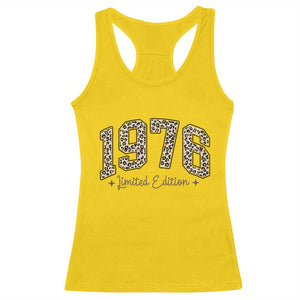 1976 Retro Birthday Racerback Tank Top 50 Year Old Leopard 50th Birthday Gifts For Women TS10 Daisy Print Your Wear