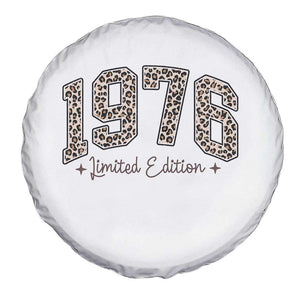 1976 Retro Birthday Spare Tire Cover 50 Year Old Leopard 50th Birthday Gifts For Women TS10 Print Your Wear
