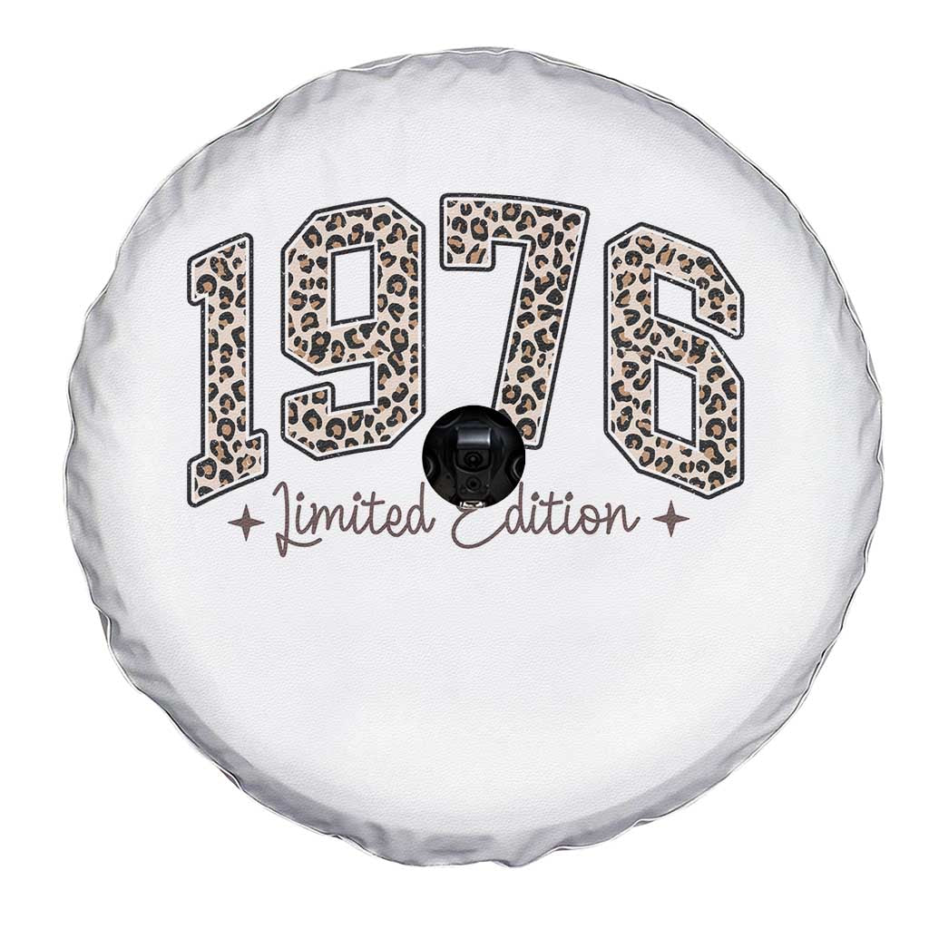 1976 Retro Birthday Spare Tire Cover 50 Year Old Leopard 50th Birthday Gifts For Women TS10 Print Your Wear