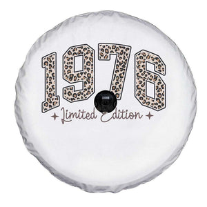 1976 Retro Birthday Spare Tire Cover 50 Year Old Leopard 50th Birthday Gifts For Women TS10 Print Your Wear