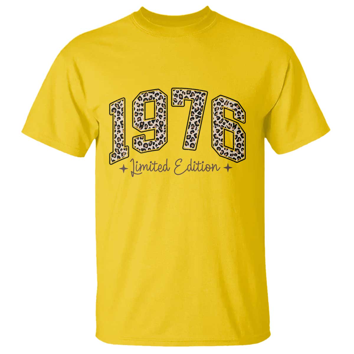 1976 Retro Birthday T Shirt 50 Year Old Leopard 50th Birthday Gifts For Women TS10 Daisy Print Your Wear