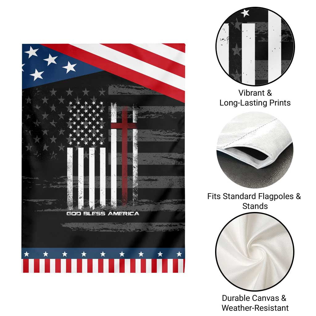 God Bless America Garden Flag America Pride USA US Flag Patriotic 4th of July TS10 Print Your Wear