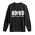 Funny ADHD Long Sleeve Shirt Hey Look a Squirrel Rocks Graphic TS10 Black Print Your Wear