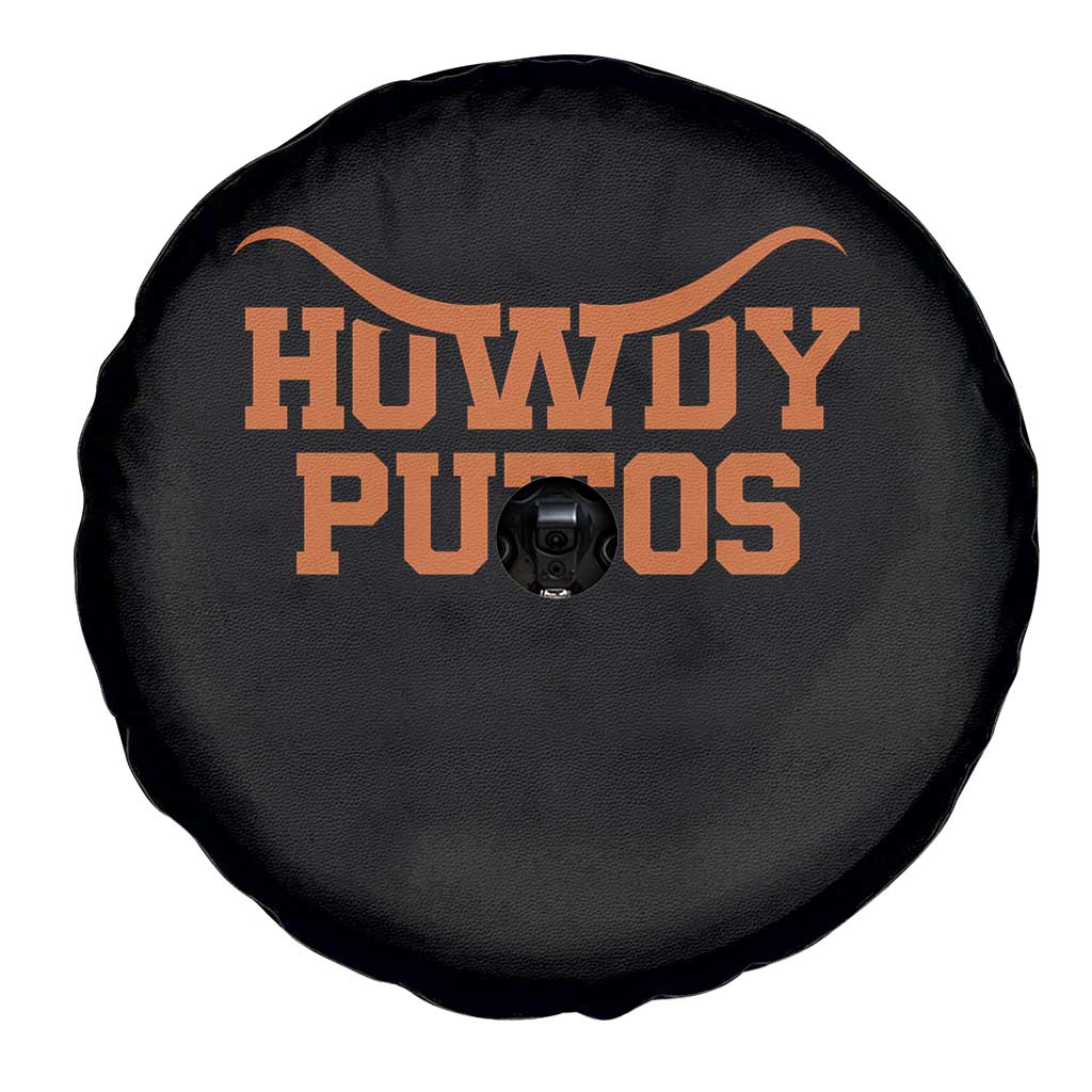 Howdy Putos Spare Tire Cover Funny Western Cowboy Spanish Slang TS10 Print Your Wear