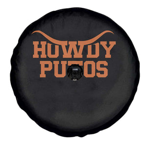 Howdy Putos Spare Tire Cover Funny Western Cowboy Spanish Slang TS10 Print Your Wear
