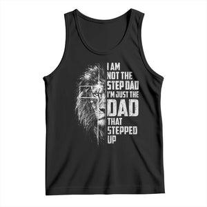 Bonus Dad Tank Top Stepdad Gifts From Stepdaughter Stepson Cross Lion Stepped Up Dad TS10 Black Print Your Wear