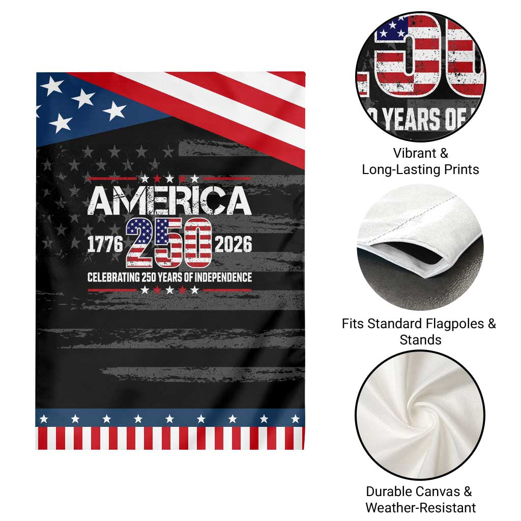 250th Anniversary Patriotic Garden Flag American 250 Years Birthday Patriotic 1776 2026 TS10 Print Your Wear