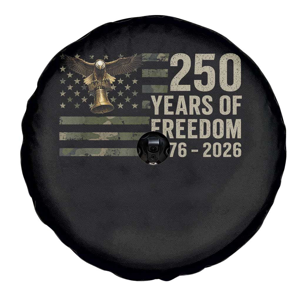 250th Anniversary Spare Tire Cover 1776 2026 250 Years Birthday Patriotic Camouflage USA Flag TS10 Print Your Wear