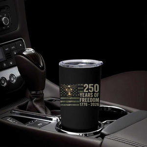 250th Anniversary Tumbler Cup 1776 2026 250 Years Birthday Patriotic Camouflage USA Flag TS10 Print Your Wear