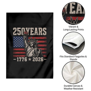 USA Independence 250th Anniversary Garden Flag Patriotic Lady Liberty American Flag 250 Years 1776 2026 TS10 Print Your Wear