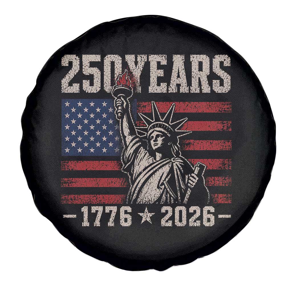 USA Independence 250th Anniversary Spare Tire Cover Patriotic Lady Liberty American Flag 250 Years 1776 2026 TS10 Print Your Wear