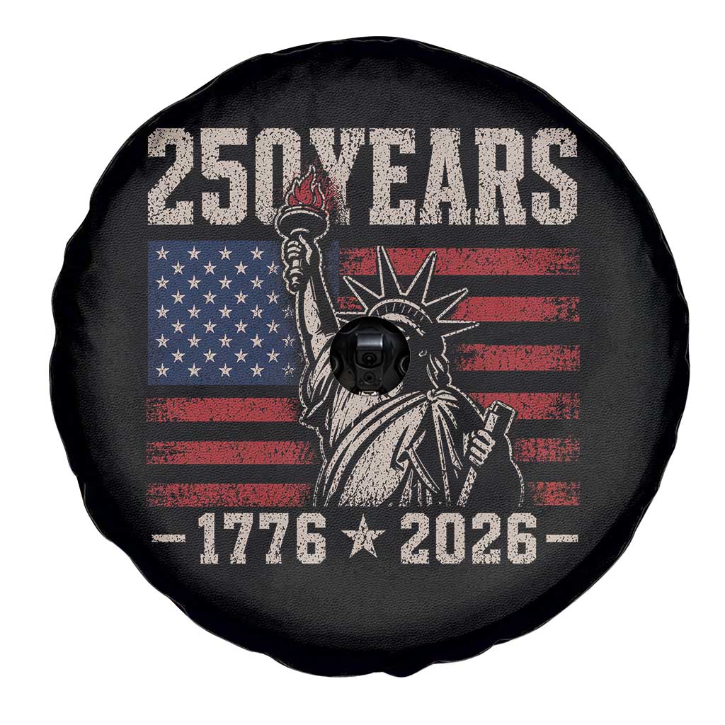 USA Independence 250th Anniversary Spare Tire Cover Patriotic Lady Liberty American Flag 250 Years 1776 2026 TS10 Print Your Wear