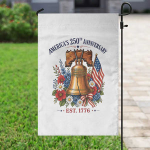 250 Anniversary Garden Flag Floral Liberty Bell USA 250th American 4th July 2026 TS10 Print Your Wear