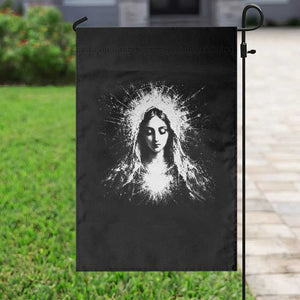 Catholic Virgin Mary Garden Flag Vintage Marian Face Christian Our Lady TS10 Print Your Wear