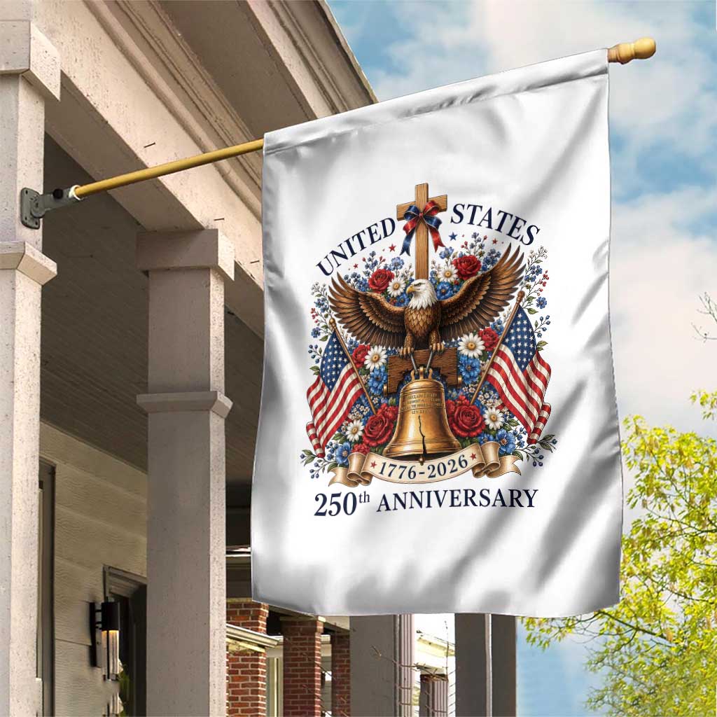 250 Anniversary USA Patriotic Eagle Garden Flag Flower 250th Birthday 4th Of July 2026 TS10 Print Your Wear
