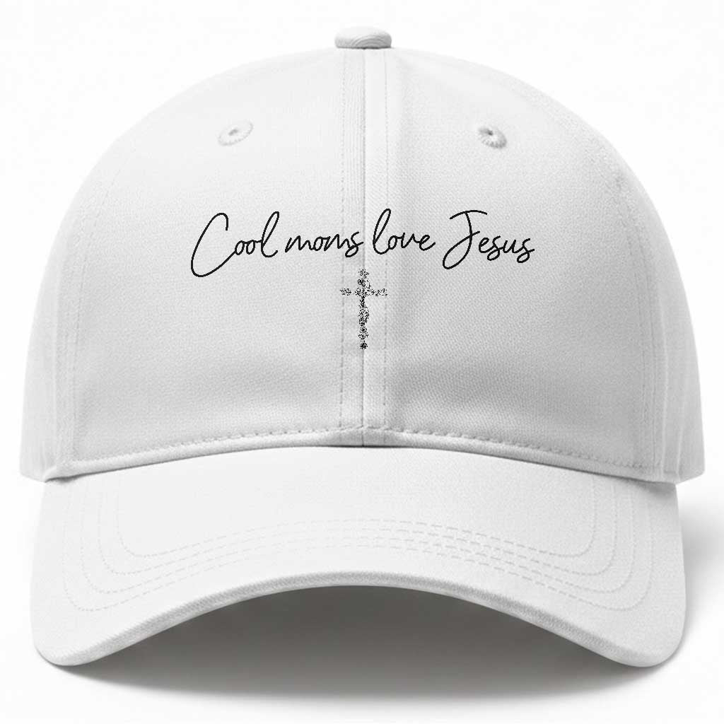 Cool Moms Love Jesus Baseball Cap Christian Mom Floral Mama Mothers Day TS10 Print Your Wear