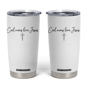Cool Moms Love Jesus Tumbler Cup Christian Mom Floral Mama Mothers Day TS10 White Print Your Wear