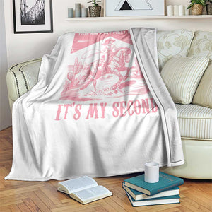 Toddler Baby Girl 2nd Birthday Throw Blanket This Aint My First Rodeo Its My Second TS10 Print Your Wear