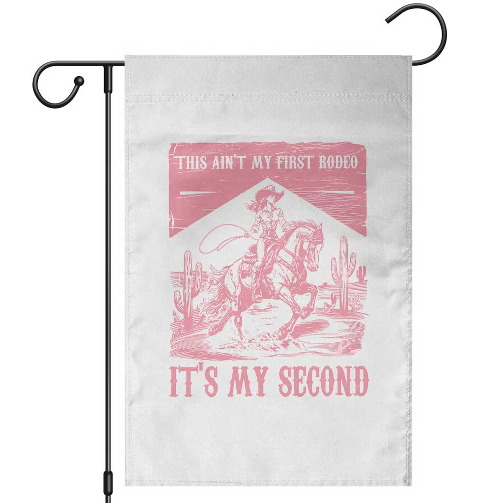 Toddler Baby Girl 2nd Birthday Garden Flag This Aint My First Rodeo Its My Second TS10 White Print Your Wear