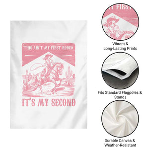 Toddler Baby Girl 2nd Birthday Garden Flag This Aint My First Rodeo Its My Second TS10 Print Your Wear