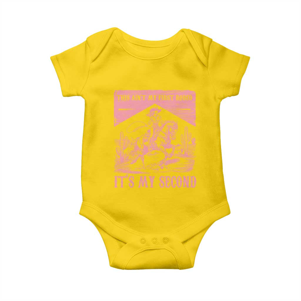 Toddler Baby Girl 2nd Birthday Baby Onesie This Aint My First Rodeo Its My Second TS10 Daisy Print Your Wear
