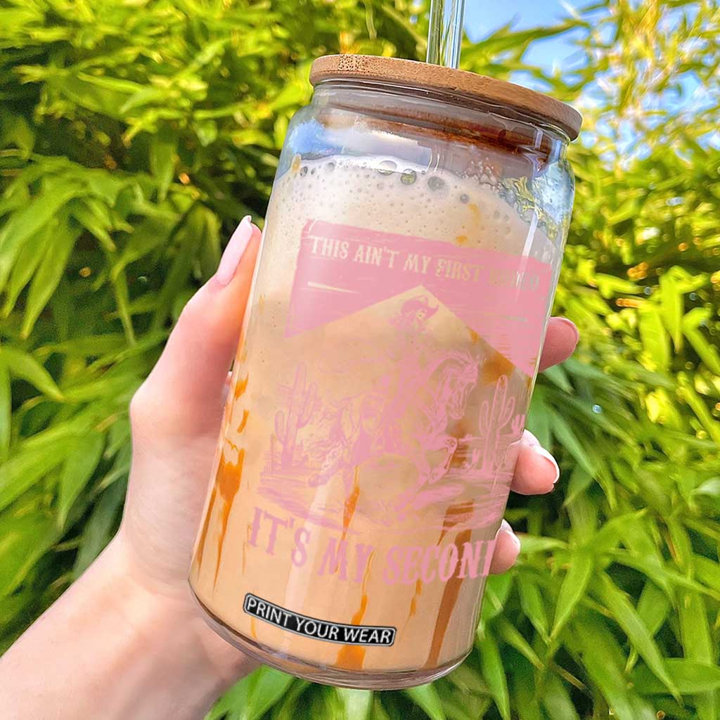Toddler Baby Girl 2nd Birthday Glass Can This Aint My First Rodeo Its My Second TS10 White Print Your Wear
