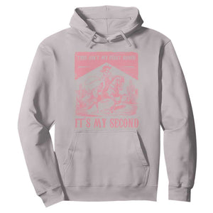 Toddler Baby Girl 2nd Birthday Hoodie This Aint My First Rodeo Its My Second TS10 Ice Gray Print Your Wear