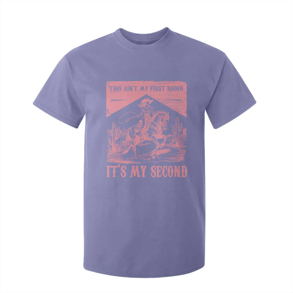Toddler Baby Girl 2nd Birthday T Shirt For Kid This Aint My First Rodeo Its My Second TS10 Violet Print Your Wear