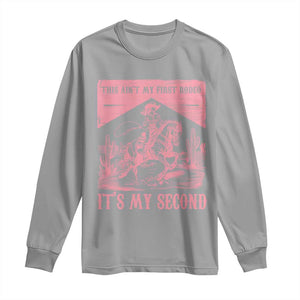 Toddler Baby Girl 2nd Birthday Long Sleeve Shirt This Aint My First Rodeo Its My Second TS10 Sport Gray Print Your Wear