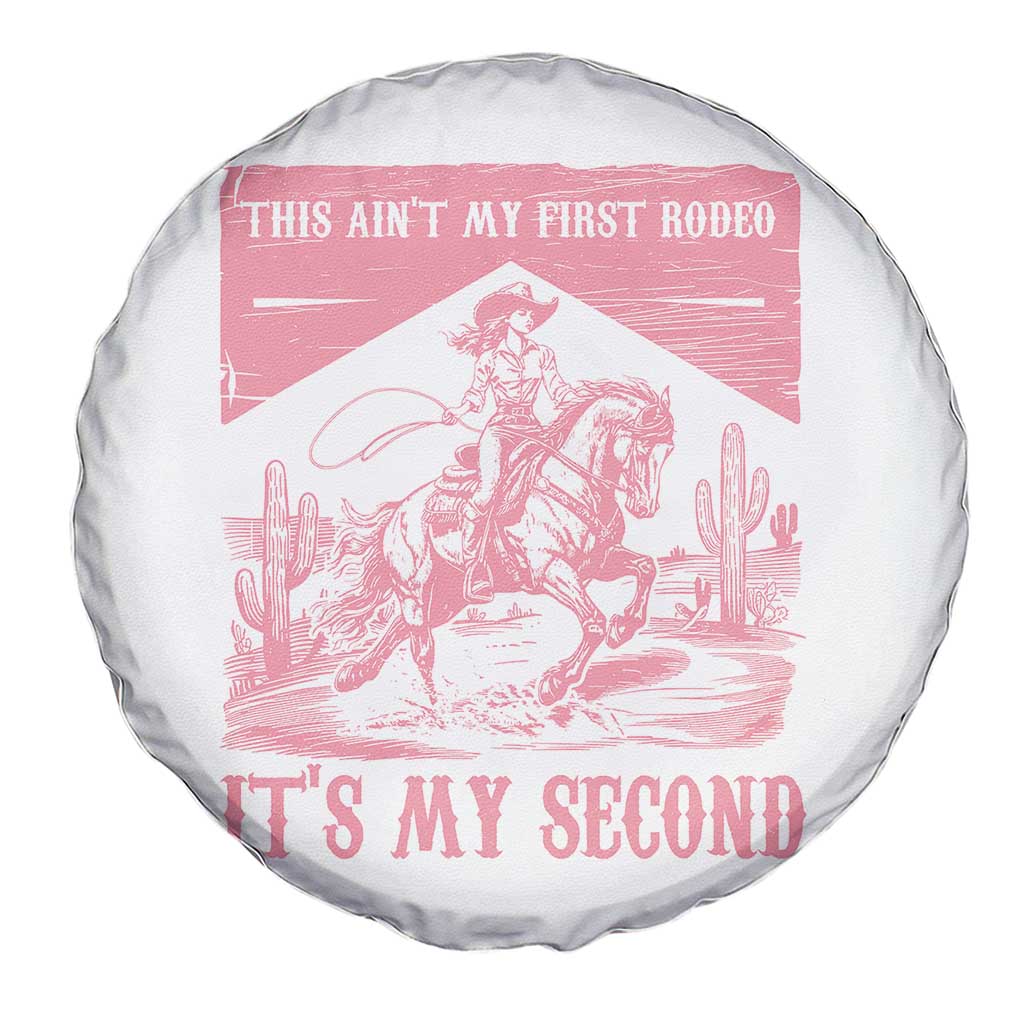 Toddler Baby Girl 2nd Birthday Spare Tire Cover This Aint My First Rodeo Its My Second TS10 Print Your Wear